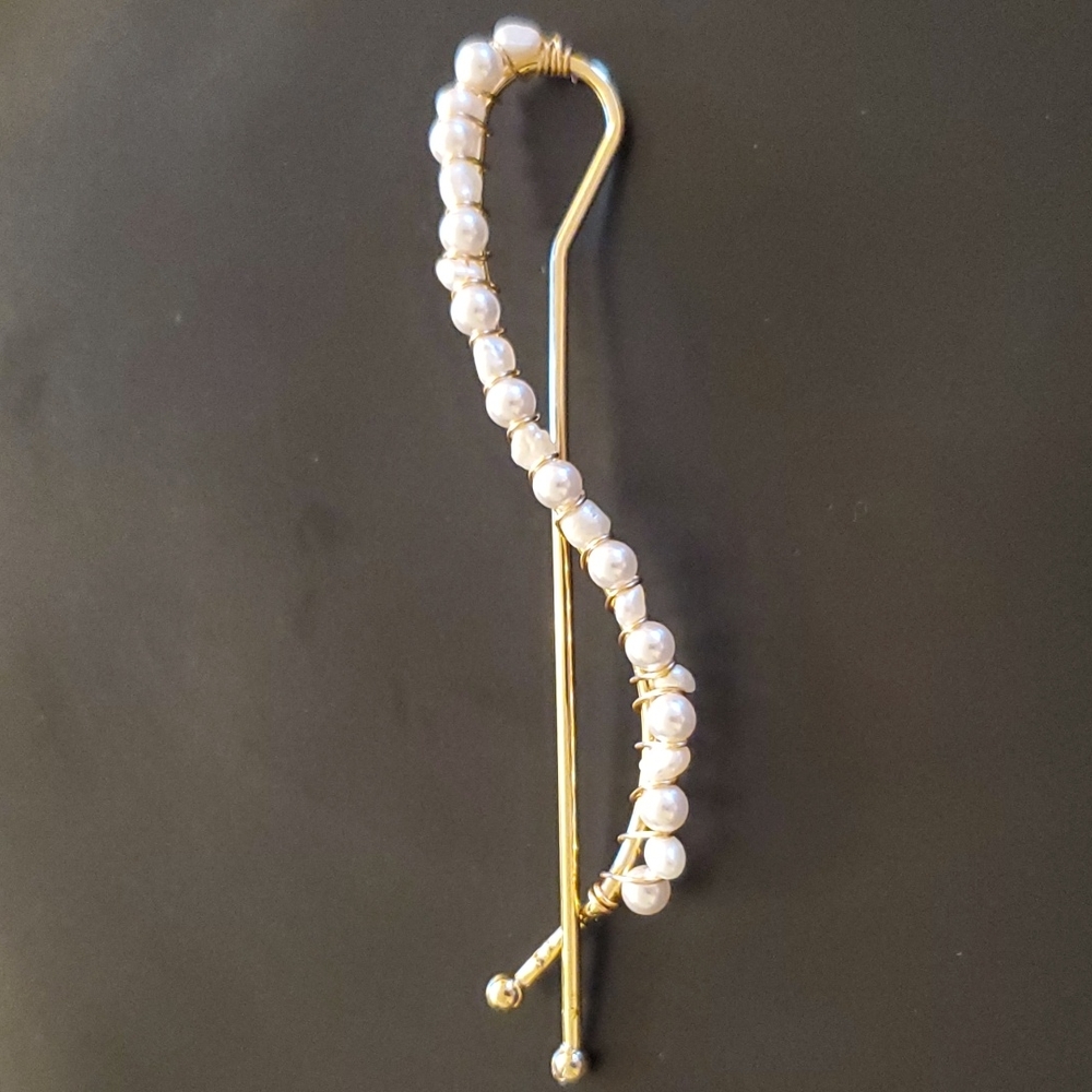 A.B. Ellie HDWR Petra Freahwater Pearl Pin/Clip